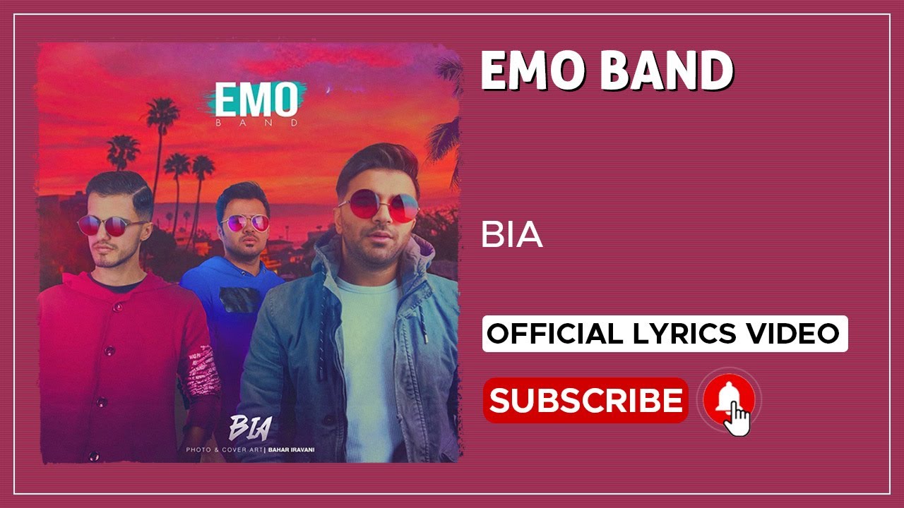 Emo Band - Bia I Lyrics Video ( امو بند - بیا  )