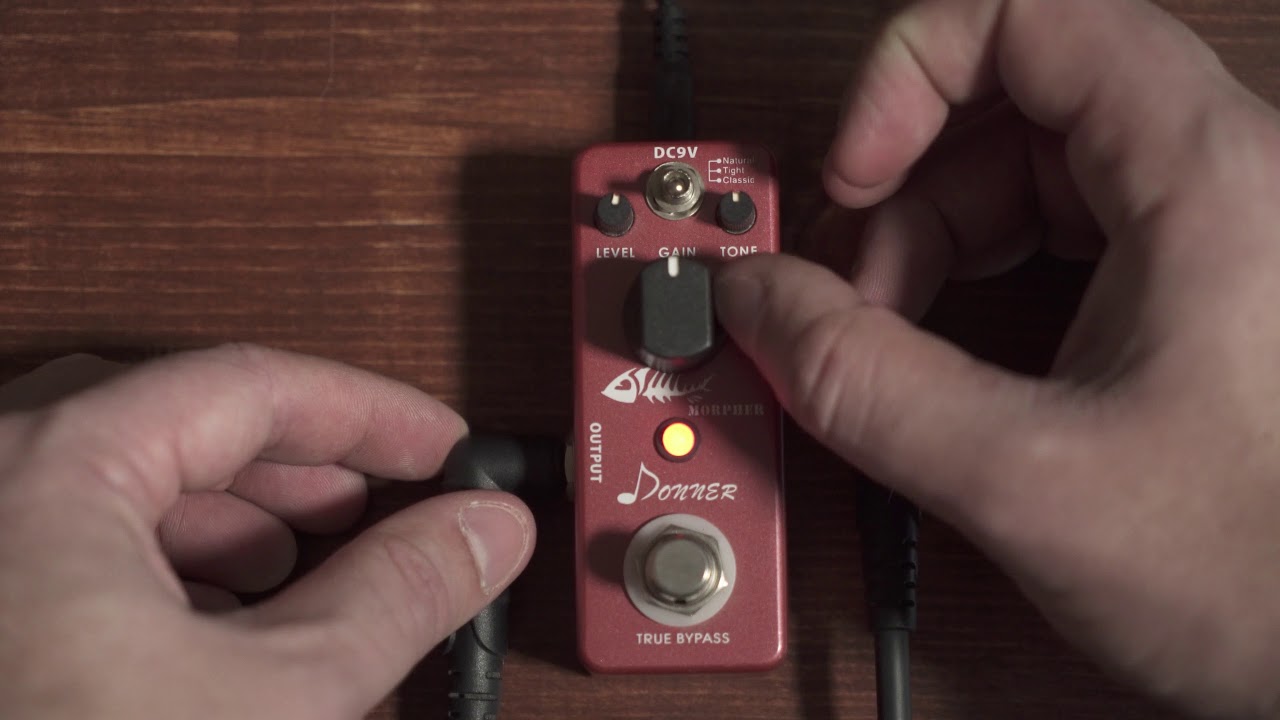 GEAR NERDS - Donner Morpher distortion pedal demo (no talking)
