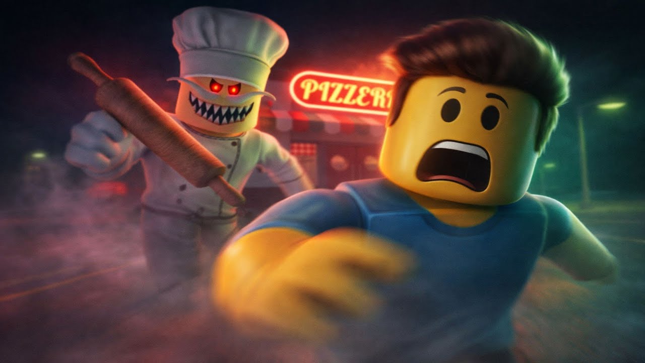 Roblox Pizza Pizzeria Horror 😱 | Evil Chef Chase Gameplay