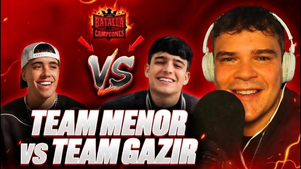 TEAM EL MENOR vs TEAM GAZIR I ¿QUIÉN GANÓ? I SUMERIA vs AZUKY I JONY y SUMERIA...