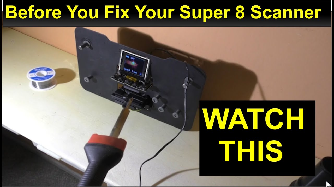 Прежде чем починить сканер Super 8 ПОСМОТРЕТЬ