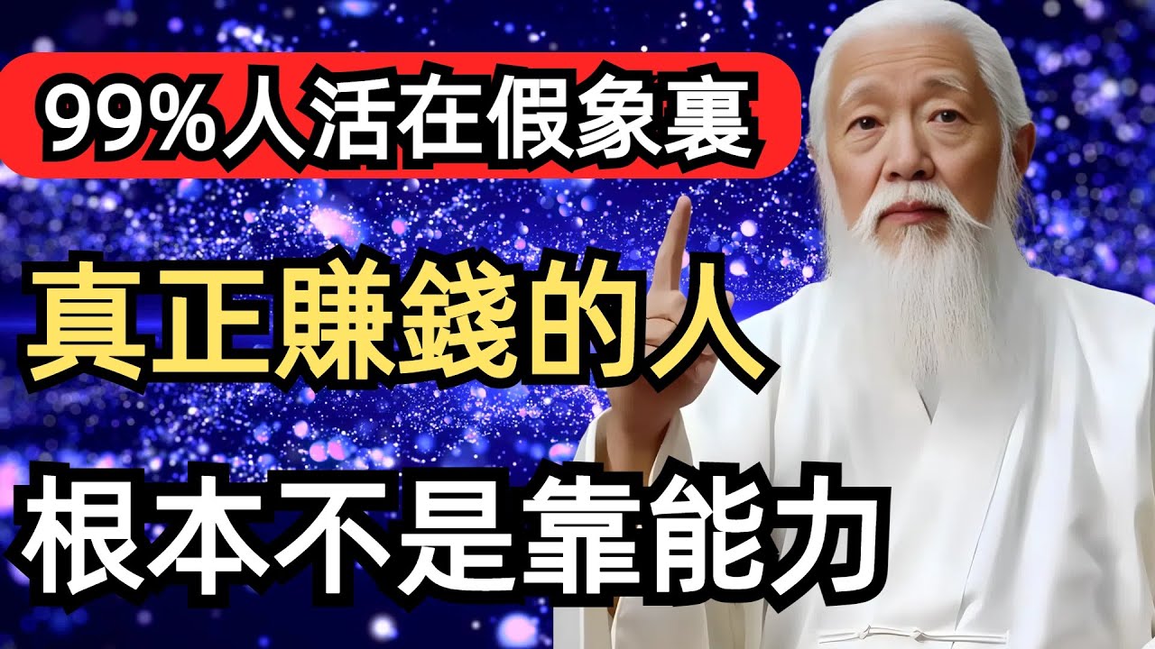 99%的人都活在假象裏！只能坐等被收割！你之所以覺得賺錢很難，就是因為你沒有搞懂賺錢的道。