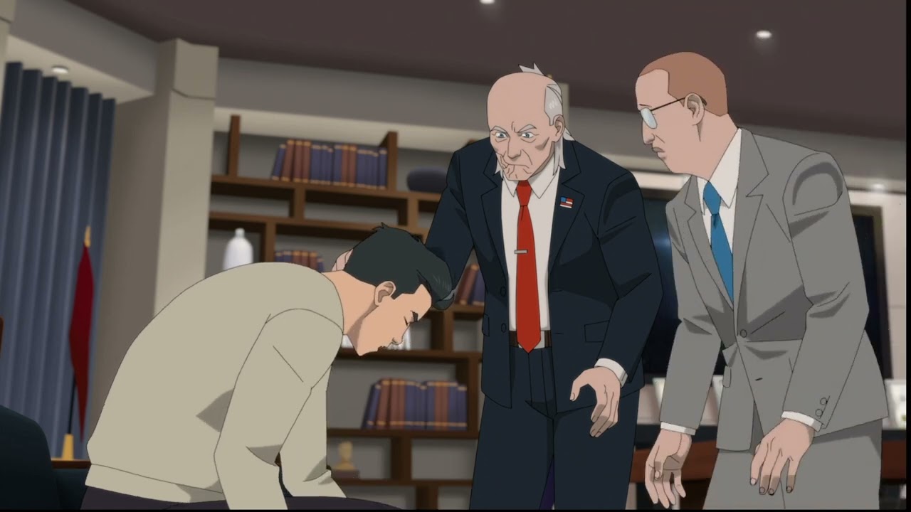 Mark Tells Cecil About The Viltrumites Invincible Season 4 Episode 8