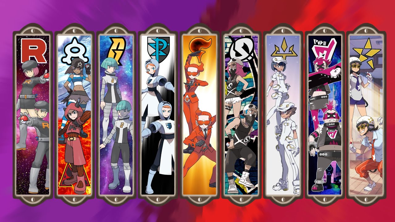 Pokemon | all villain team & grunt's theme 1-9 newst version