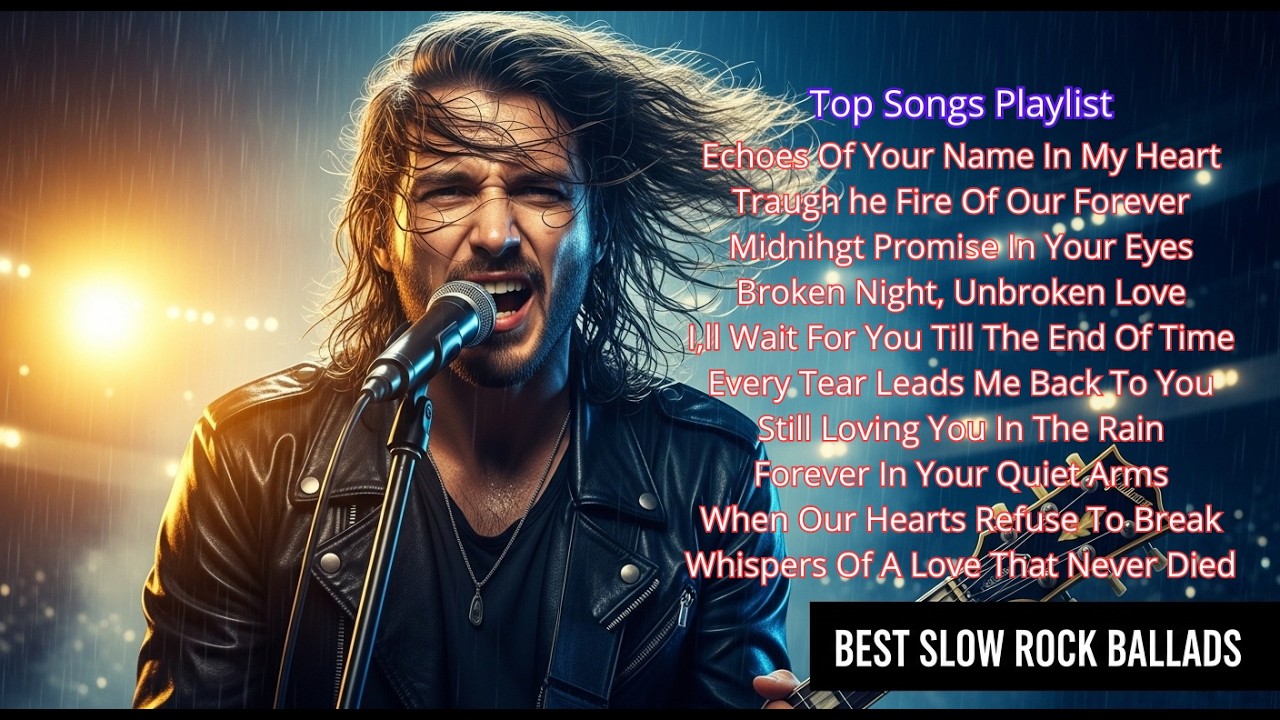 Slow Rock Love Song Nonstop 🎷 SLOW ROCK HITS 🎧 Rock Ballads 70S 80S 90S - Relaxing Songs
