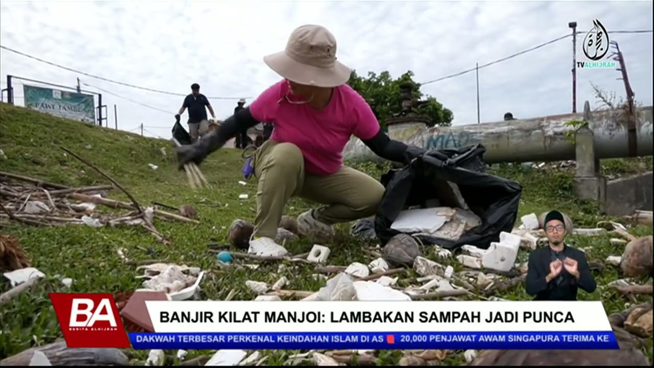 BANJIR KILAT MANJOI: LAMBAKAN SAMPAH JADI PUNCA