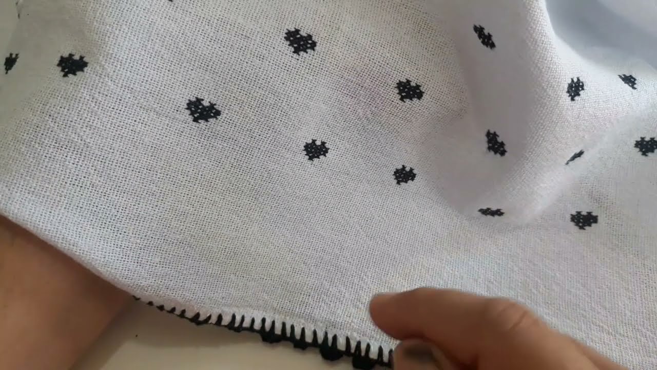 como bordar ponto cruz no pano de prato #pontocruz #crossstitch #flosstube #puntodecruz #bordado