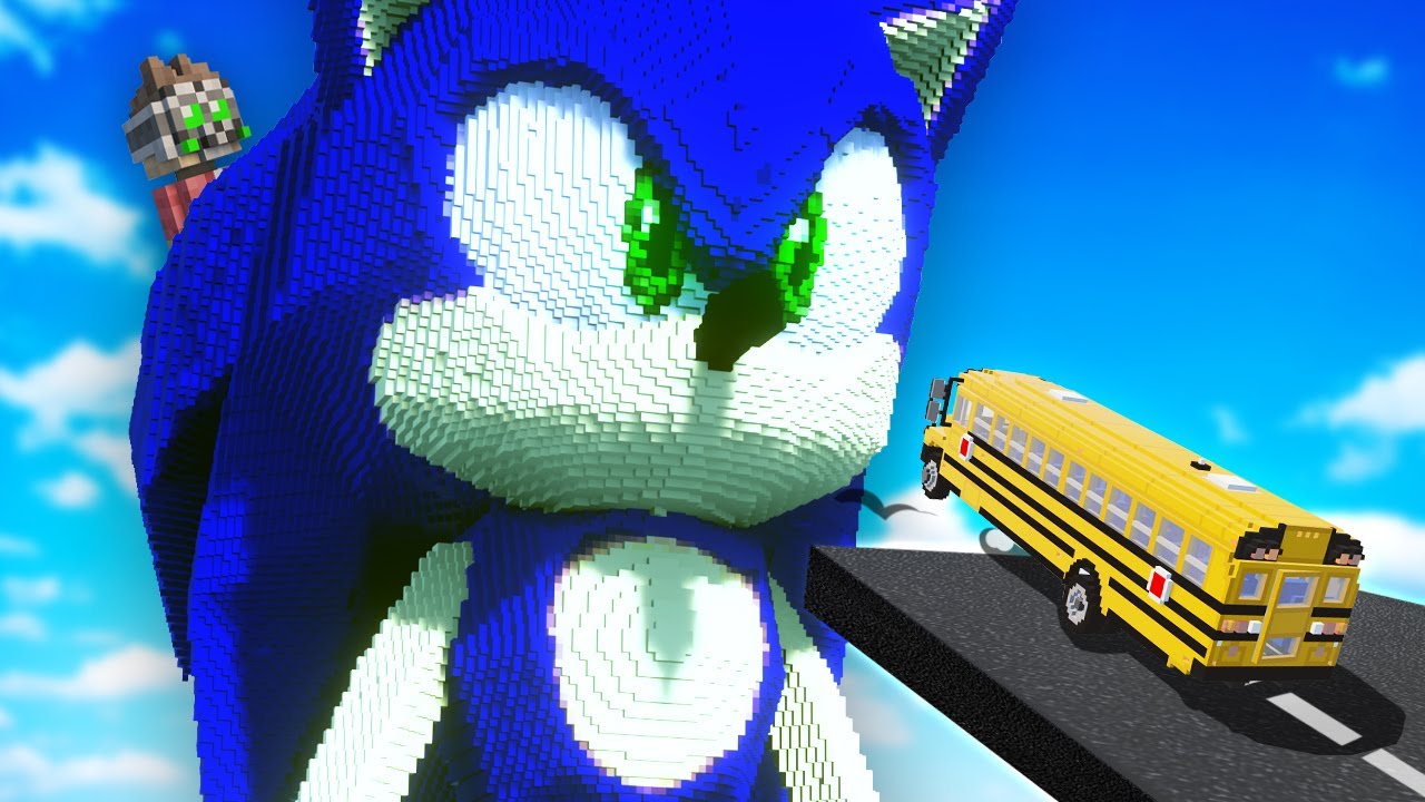 We Destroyed Massive Sonic with Cars (Teardown Multiplayer)