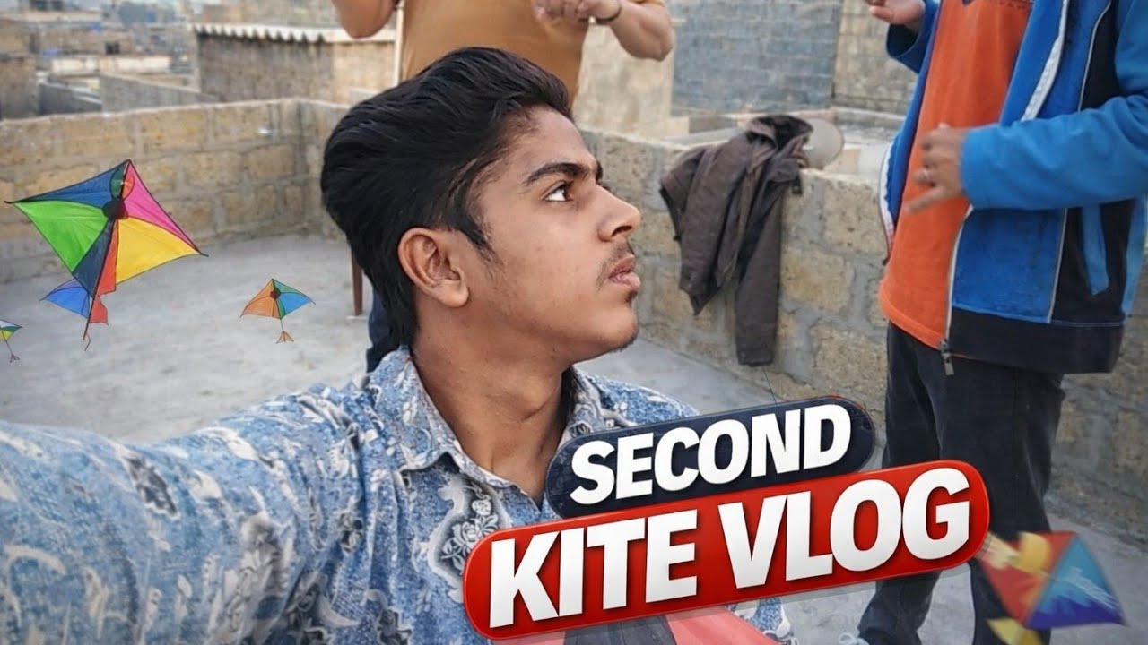 Second Kite Vlog | Patang Bazi Masti | Rooftop Fun 🪁🔥