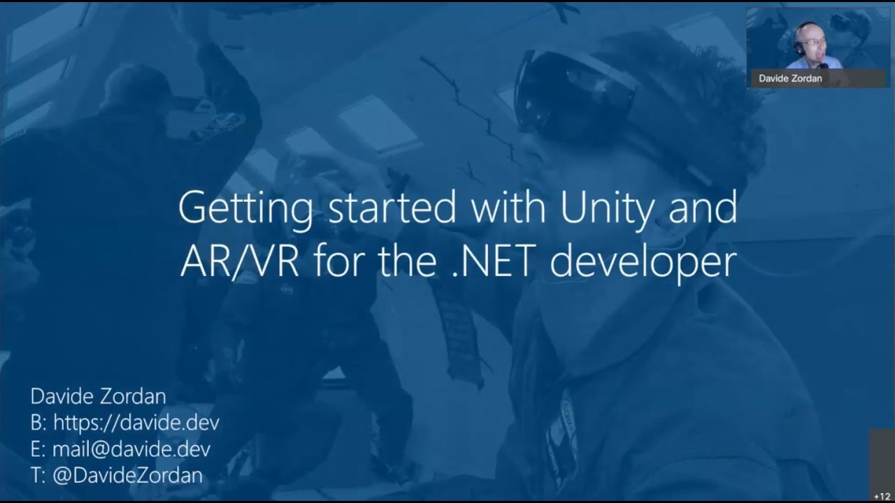 Getting Started with Unity and AR/VR for the .NET Developer - Davide Zordan