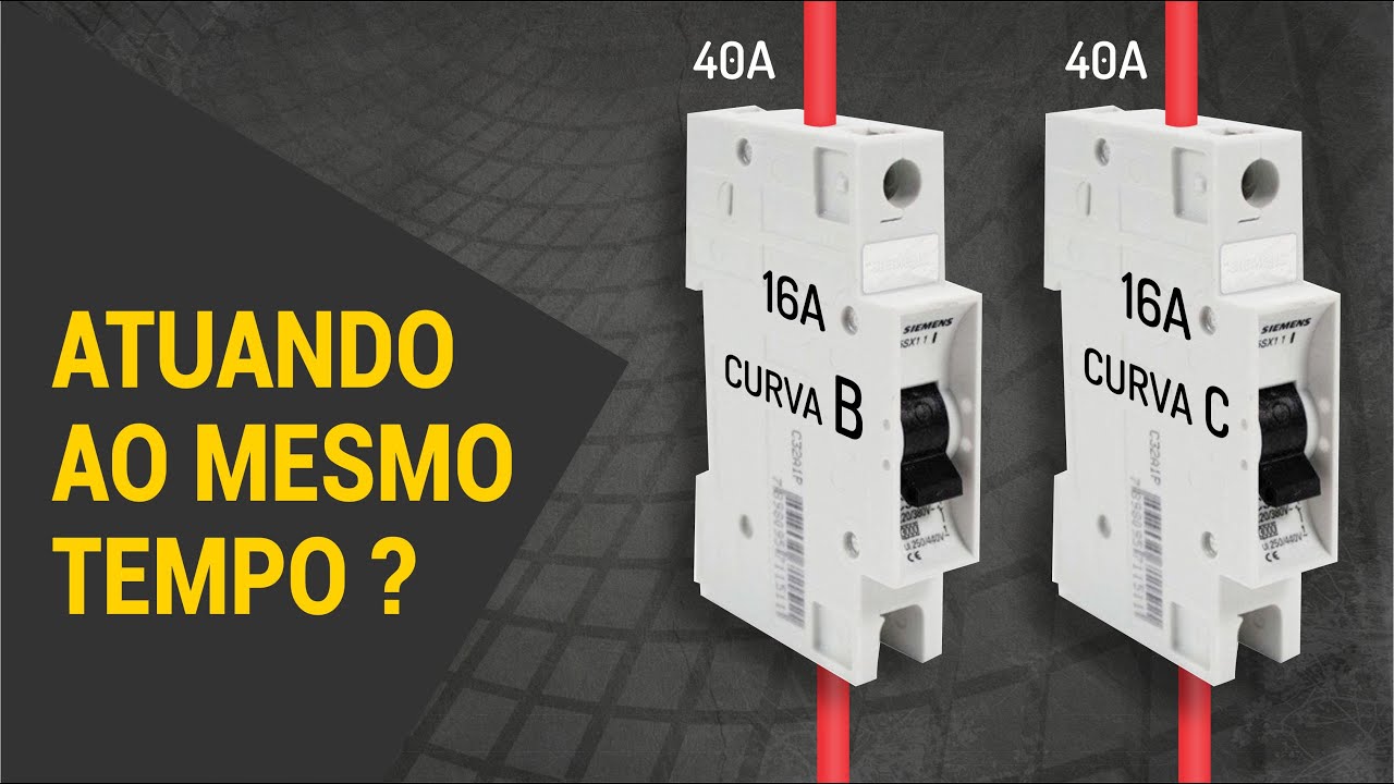 DISJUNTOR 16A CURVA B E C ATUAM AO MESMO TEMPO?