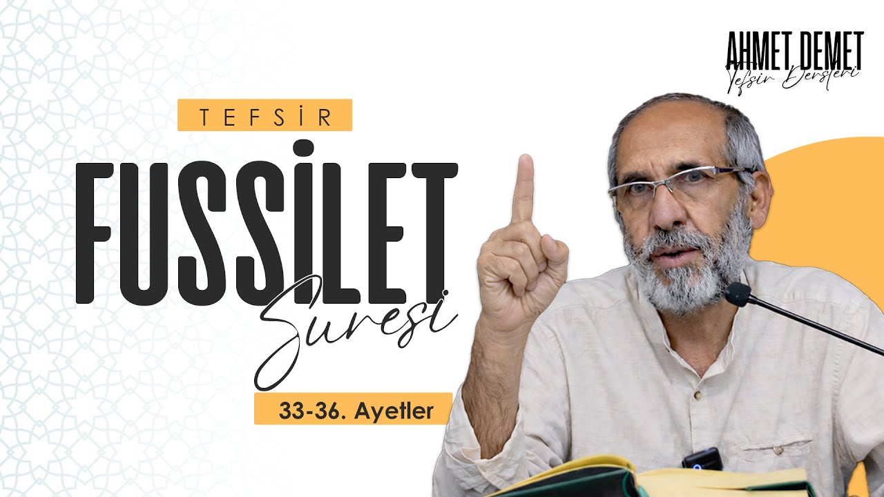Kötülüğü İyilikle Yen, Sabırla Dostluk Kazan ! Fussilet Suresi 33-36. Ayetler