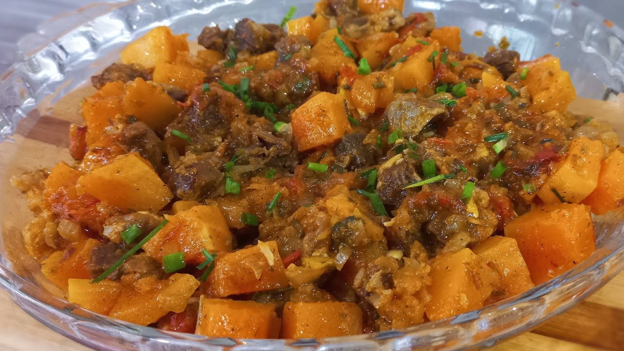 CARNE SECA COM ABÓBORA RECEITA SIMPLES E FÁCIL | DICAS DA VALL