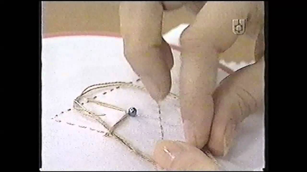 Puntos y Puntadas 449. Bordado. Calado Richelieu con Triple Brida.