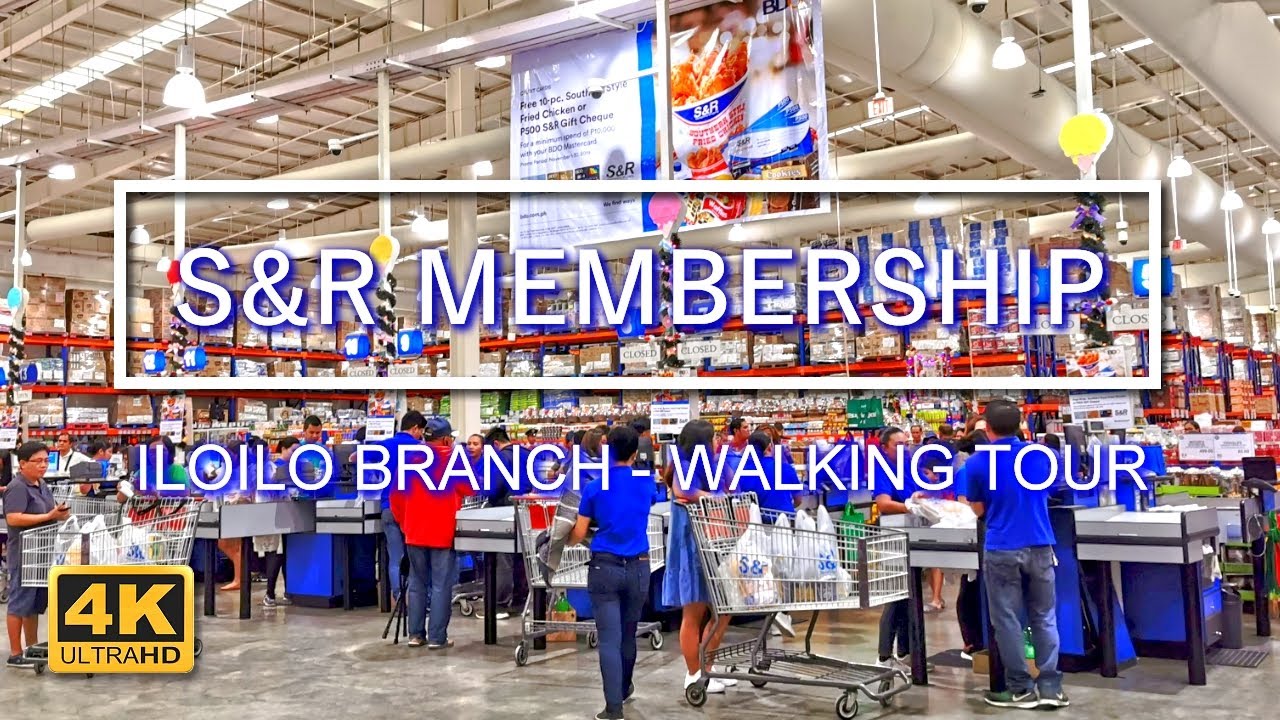 [4K] Walking Tour at  S&R Membership Shopping Iloilo City