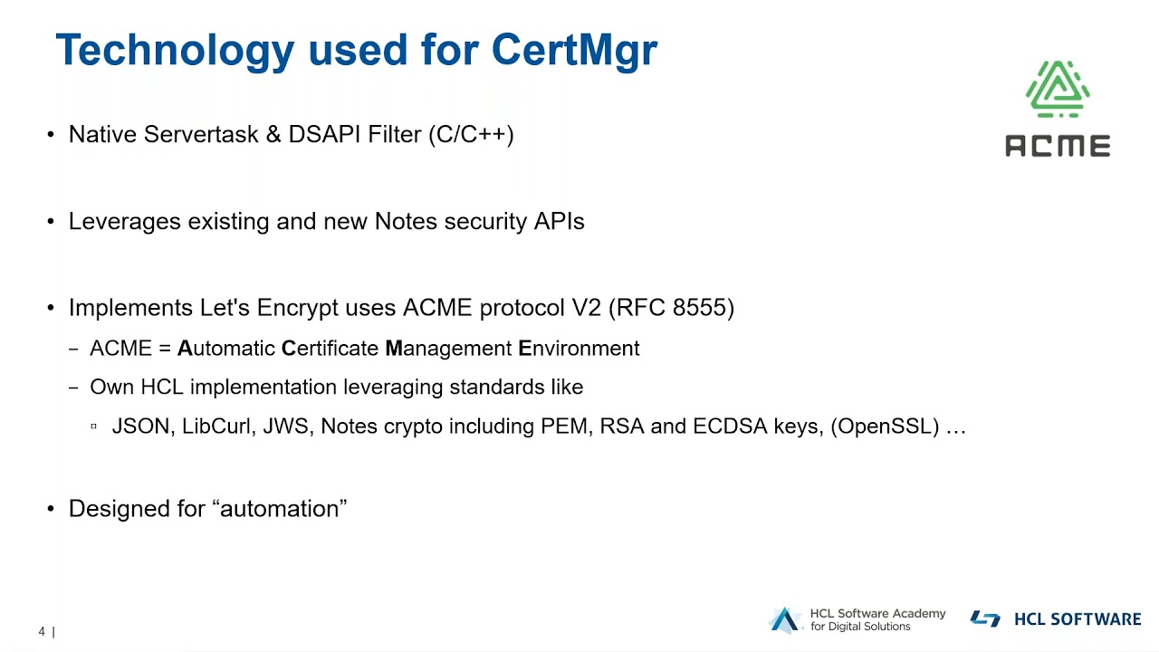 June OpenNTF Webinar - Domino V12 Certification Manager
