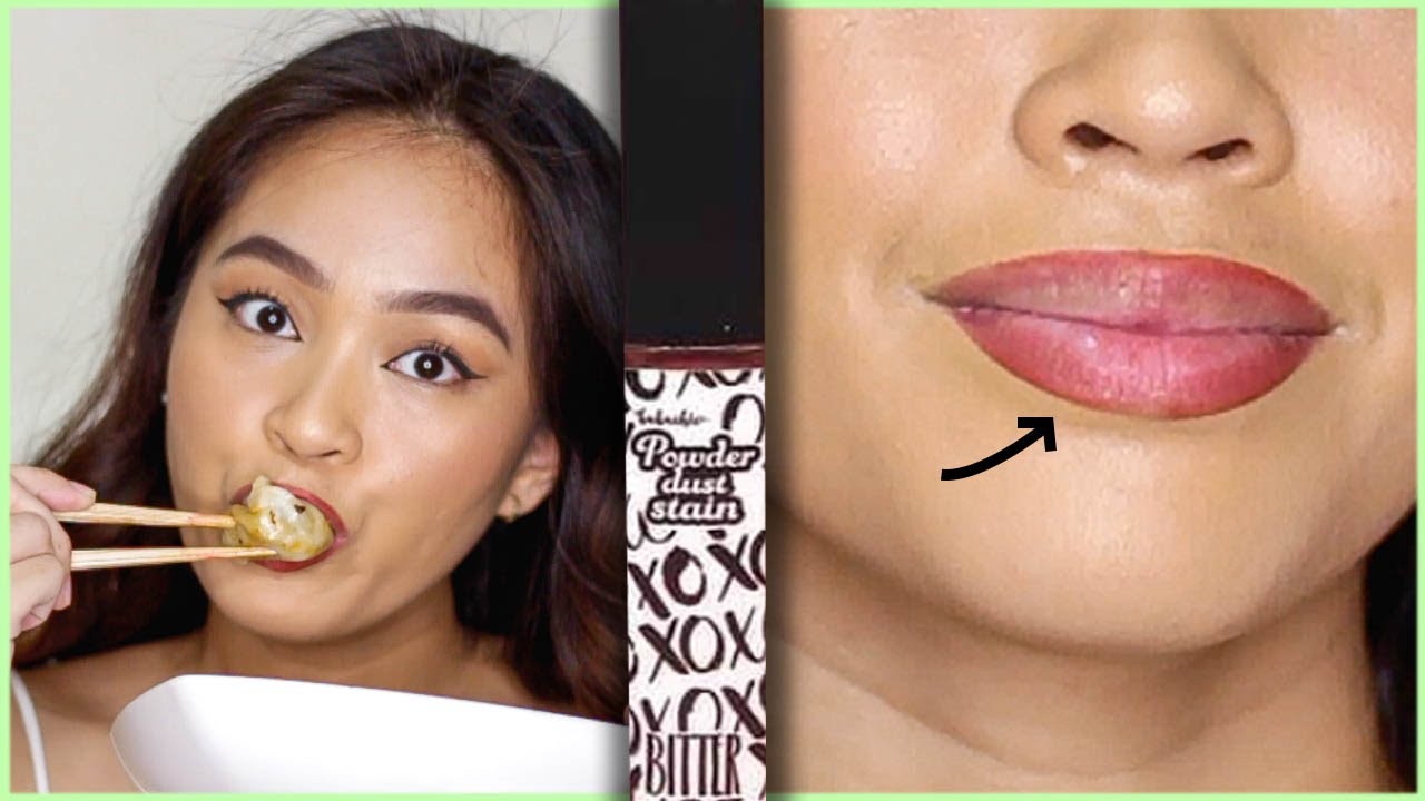 Wear Testing a 99 PESO Velvet Tint: Bubuchic Powder Stain Review | Booya