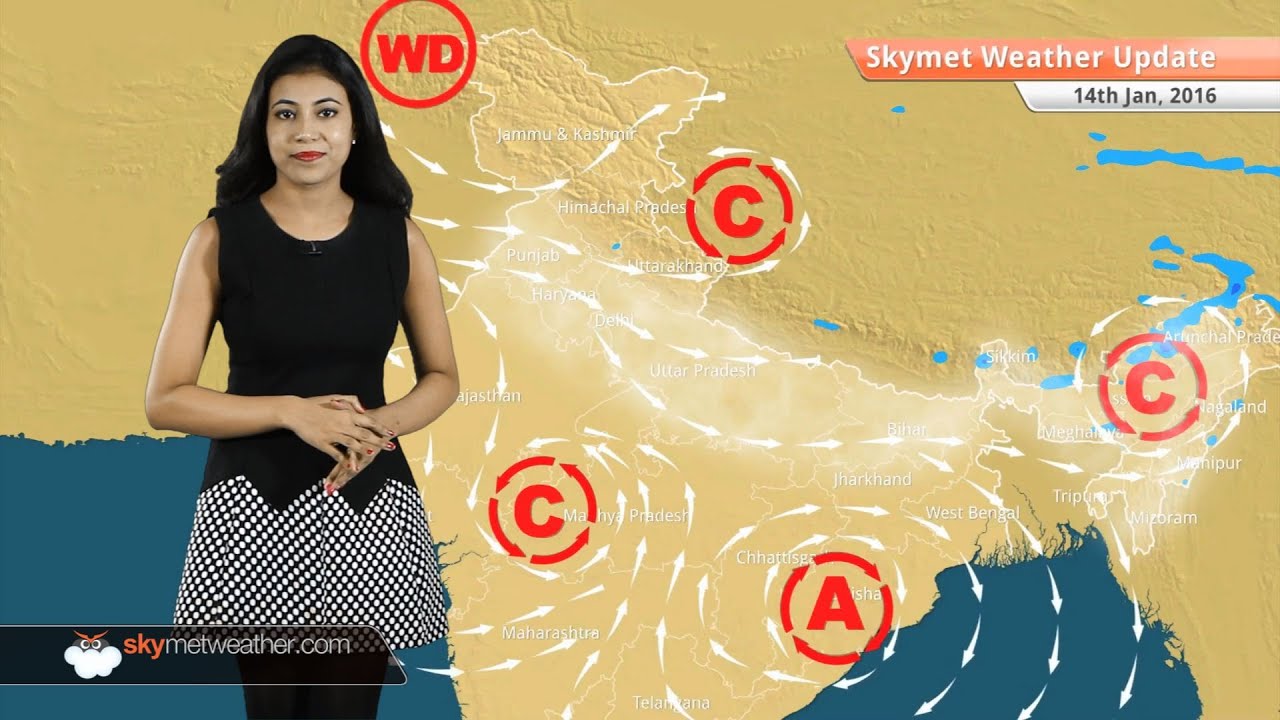 Weather Forecast for January 14: Temperatures dropped in North India, Wet spell over Central India