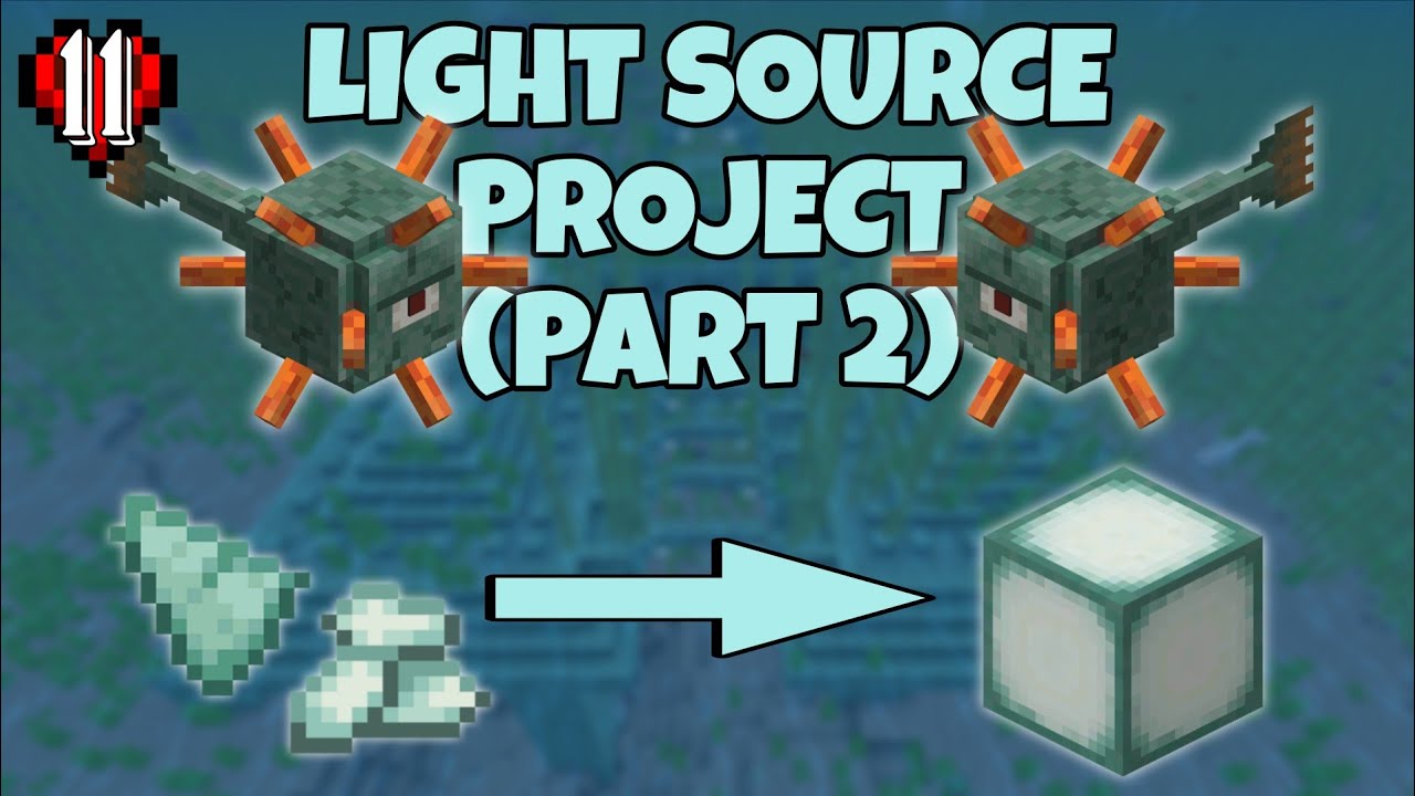 Aku Membuat SEA LANTERN FARM Di Minecraft Hardcore - Episode 11 (Part 2)