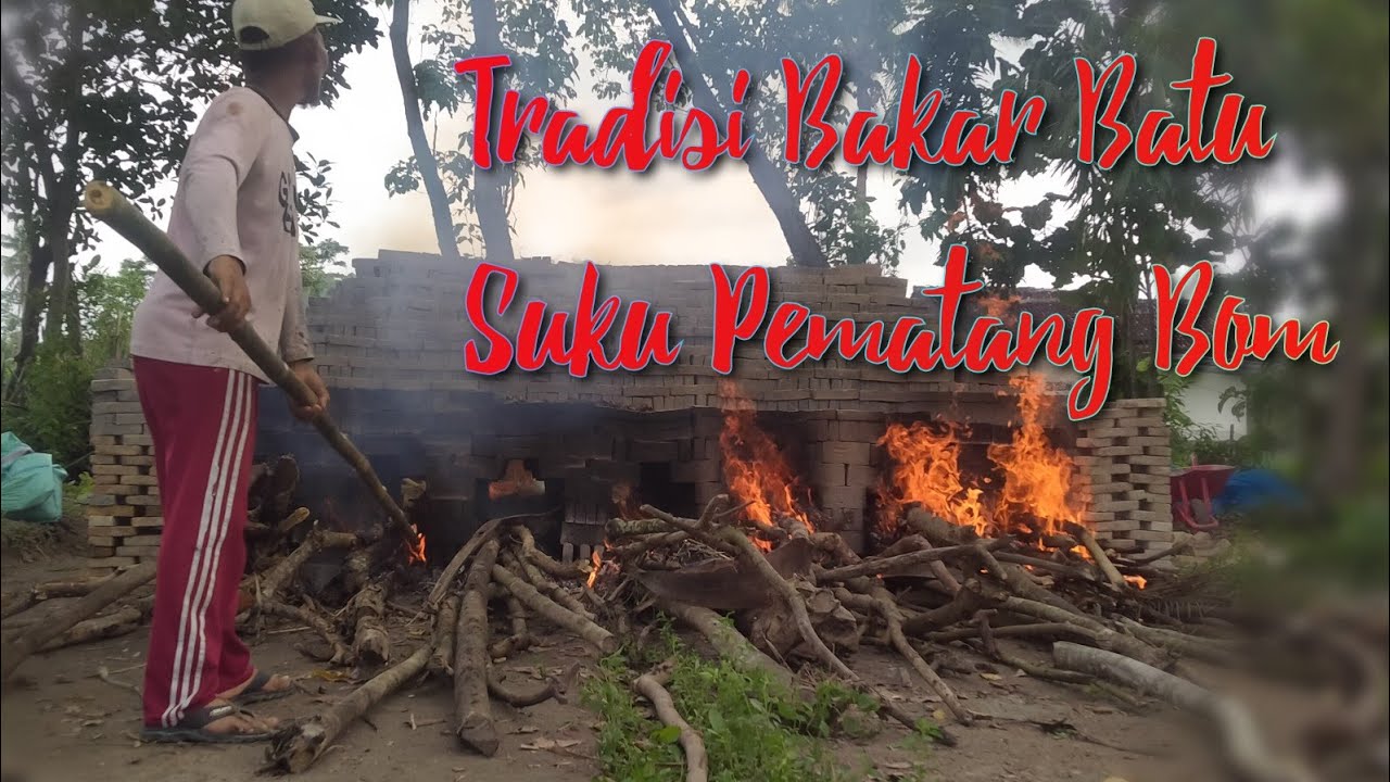 Bakar Batu Bata Susun Candi Dusun Pematang Bom