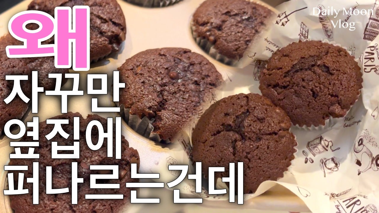 🇯🇵일본 일상Vlog |Daily Moon데일리 문🌙일본생활 19년차 한국 주부, 무인양품쇼핑, 점심은 샤브샤브, 간식은 초코머핀, 저녁은 치킨만들기