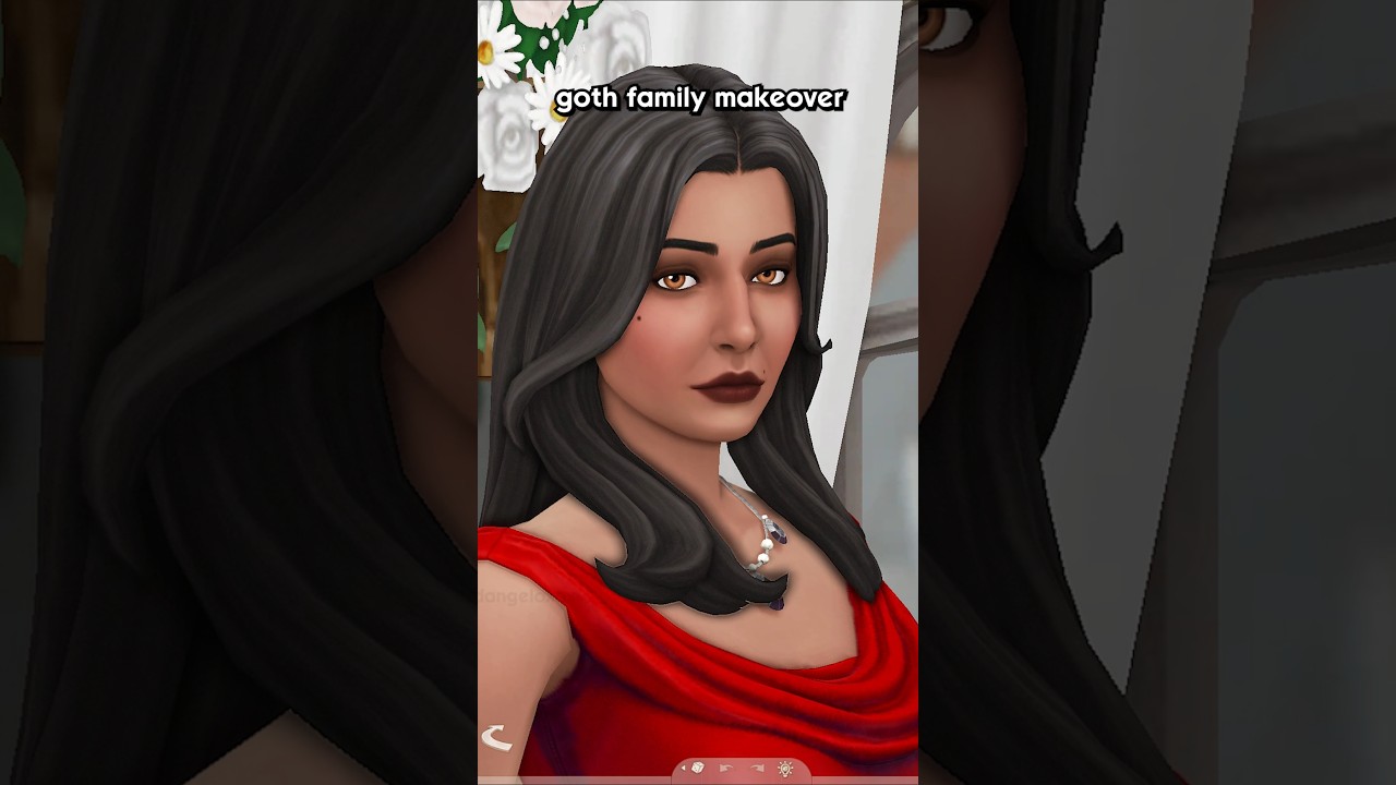 goth family makeover 🖤 | the sims 4 