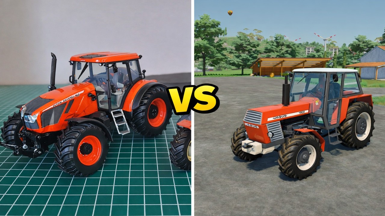 BACK TO THE ROOTS! Collectible Metal Ursus Tractor vs Game Ursus & Zetor