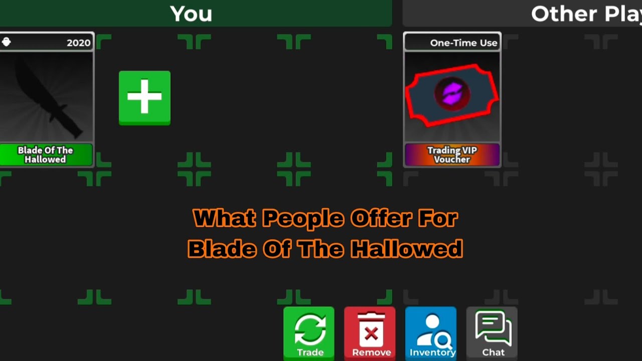 What People Offer For Blade Of The Hallowed || 🔪Survive The Killer