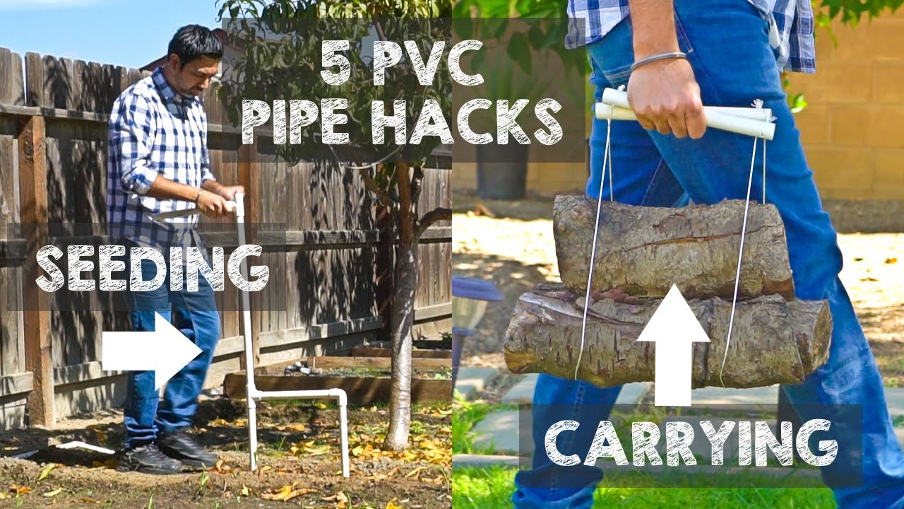 5 PVC Pipe Hacks in 2 Min