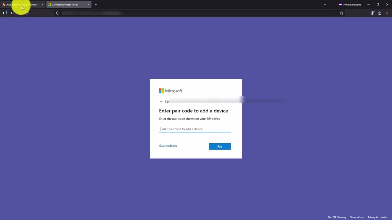 AXIS Client for Unified Communication Systems - Connect your device to Microsoft&reg; Teams