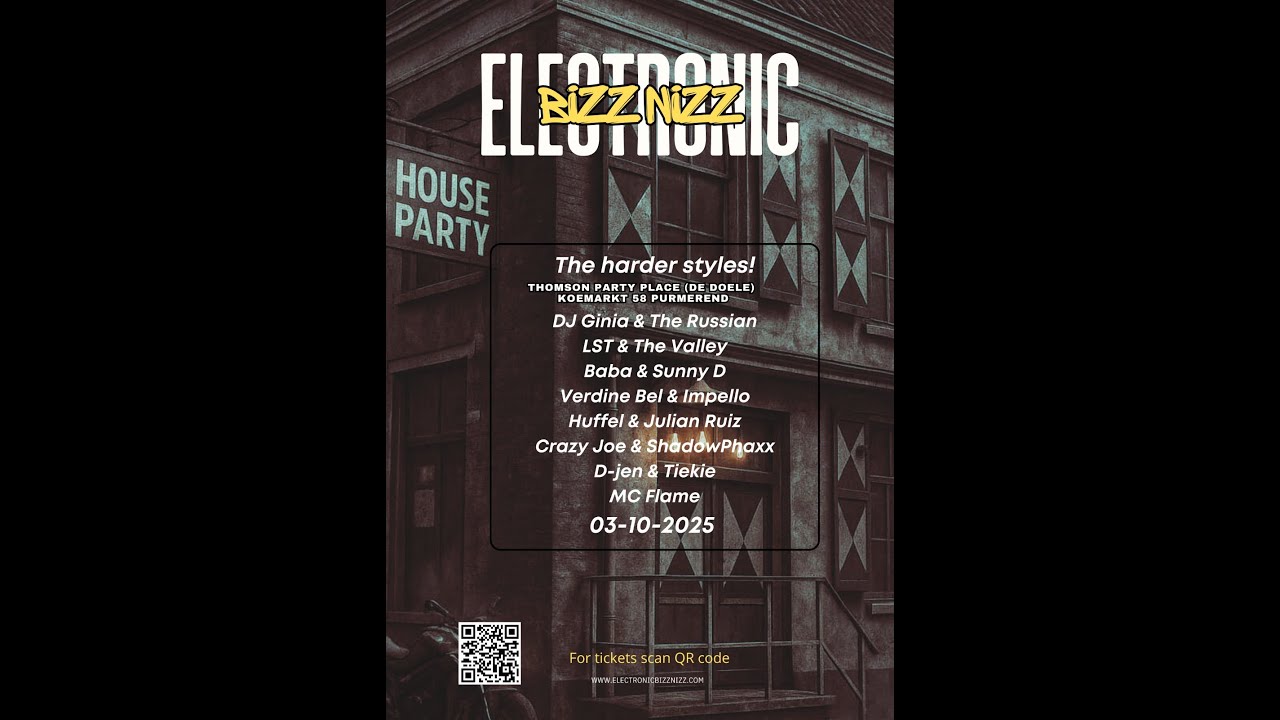 #181 - Electronic BizzNizz presents The Harder Styles @ Thomson Party Place 03-10-25