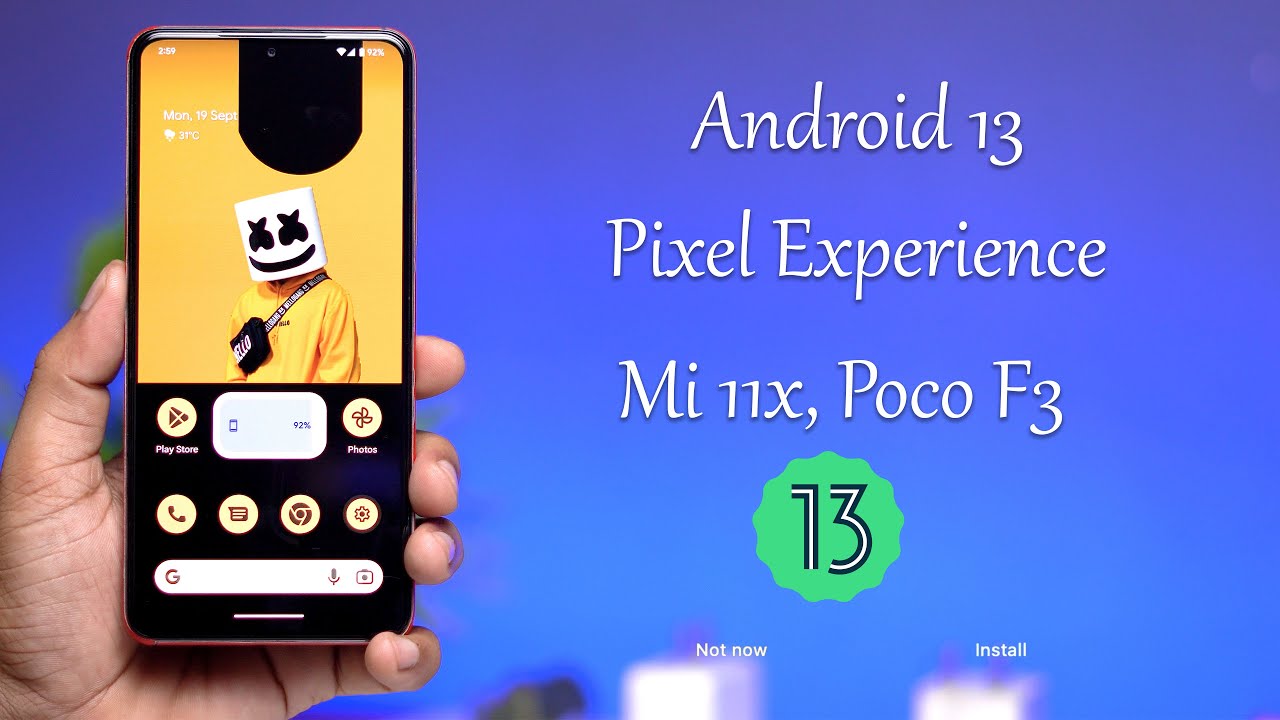 Android 13 Pixel Experience for Mi 11x Review, Smooth Ui and All A13 Features