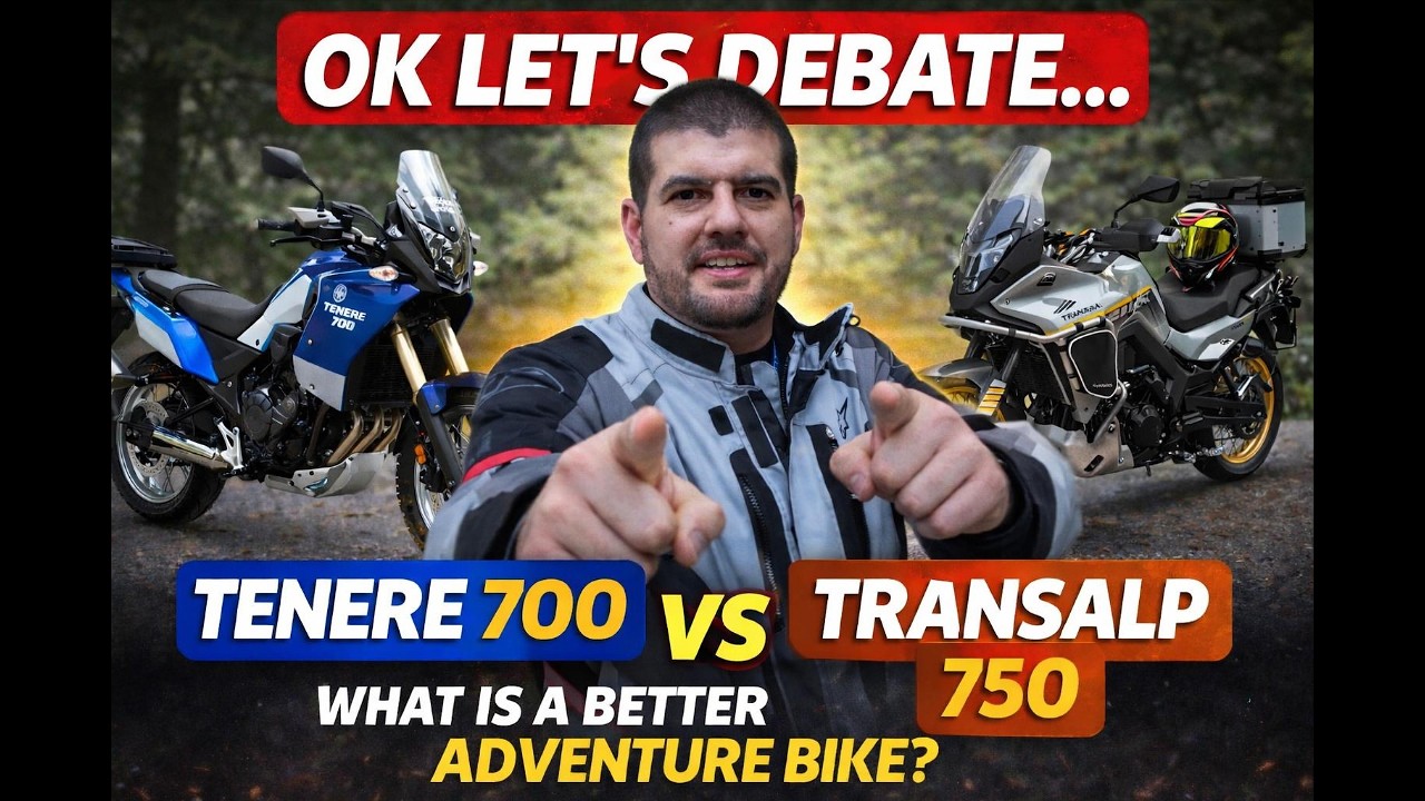 Which Adventure Bike Is Actually Better? — Tenere 700 vs Transalp 750