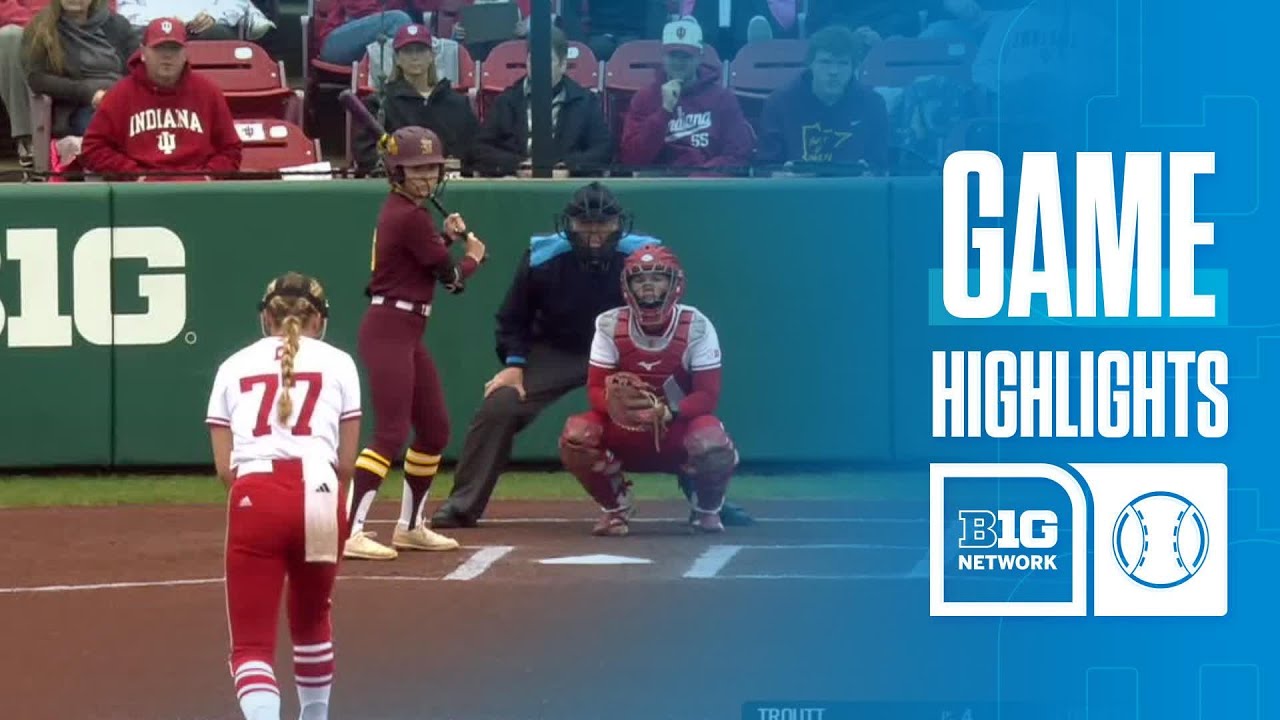 Minnesota at Indiana | HIGHLIGHTS | Big Ten Softball | 03/07/2026