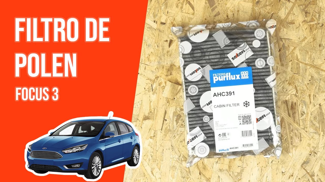 Cómo cambiar el filtro de polen / habitáculo Focus 3 👃