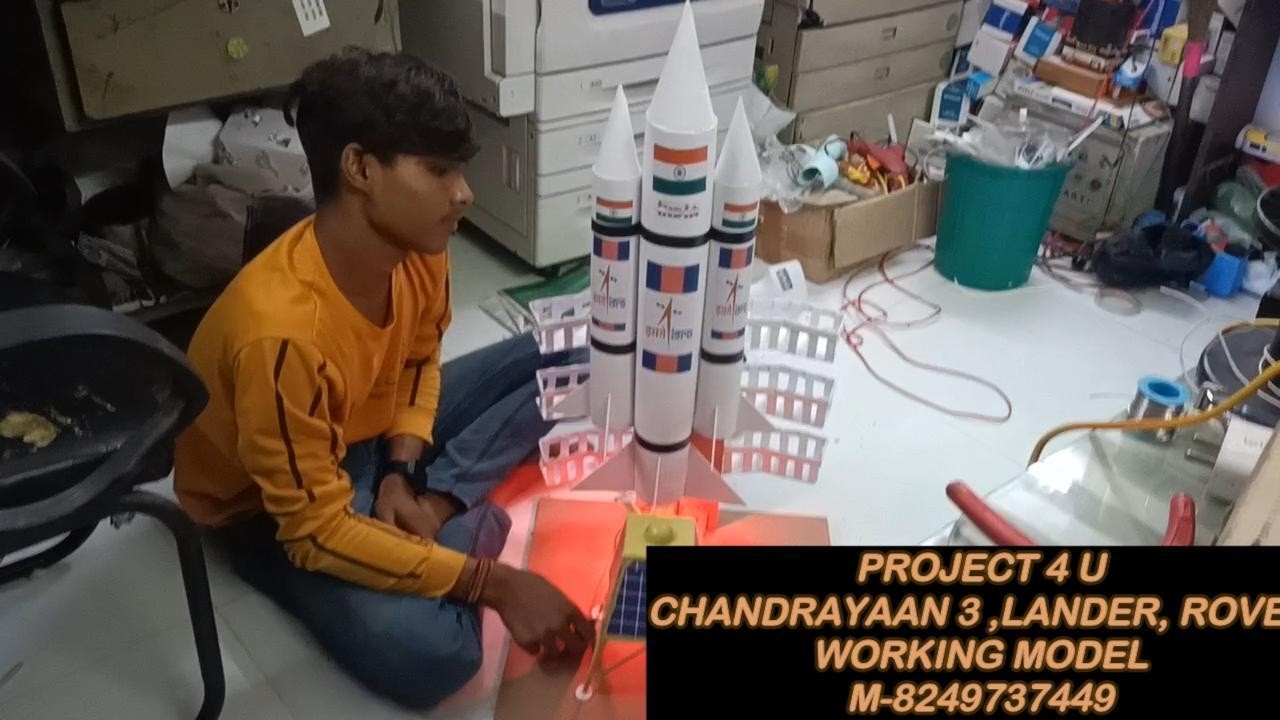 CHANDRAYAAN 3 ,LANDER, ROVERWORKING MODEL SCHOOL & ENGG  PROJECT M 8249737449