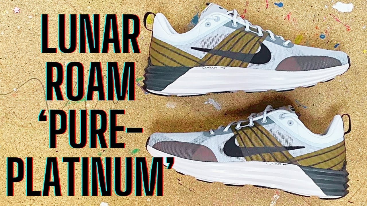 Nike's NEW RUNNER 🔥- NIKE LUNAR ROAM - 'Pure Platinum / Desert moss' ...#sneakers #nikeLunar #roam