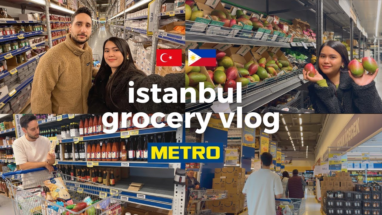 Grocery Vlog in Istanbul with My Turkish Husband | Price Comparison in PHP | Metro Market