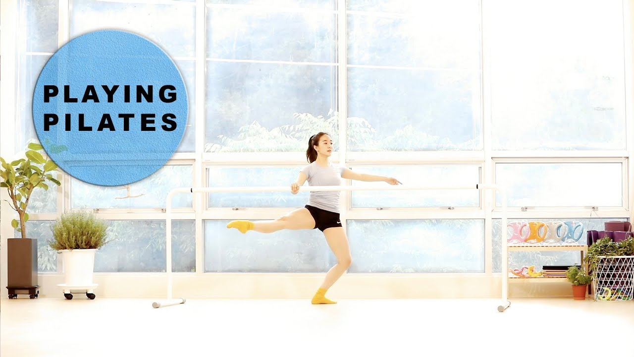[Playing Pilates]기초 발레바 Part 2 전신운동 19min ★ Basic Ballet Barre WorkOut[홈트레이닝]
