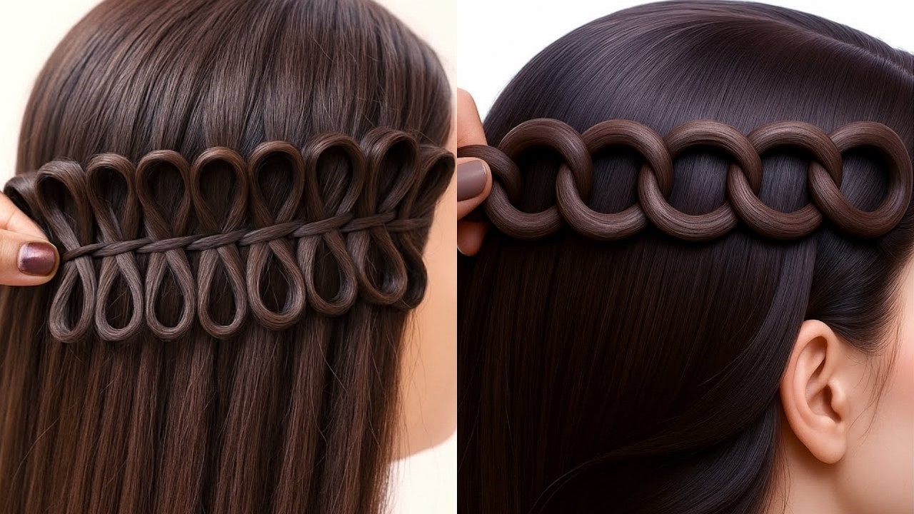Beautiful Different Hairstyle - Party Hairstyle for birthday girl | New hairstyle | Hairstyle