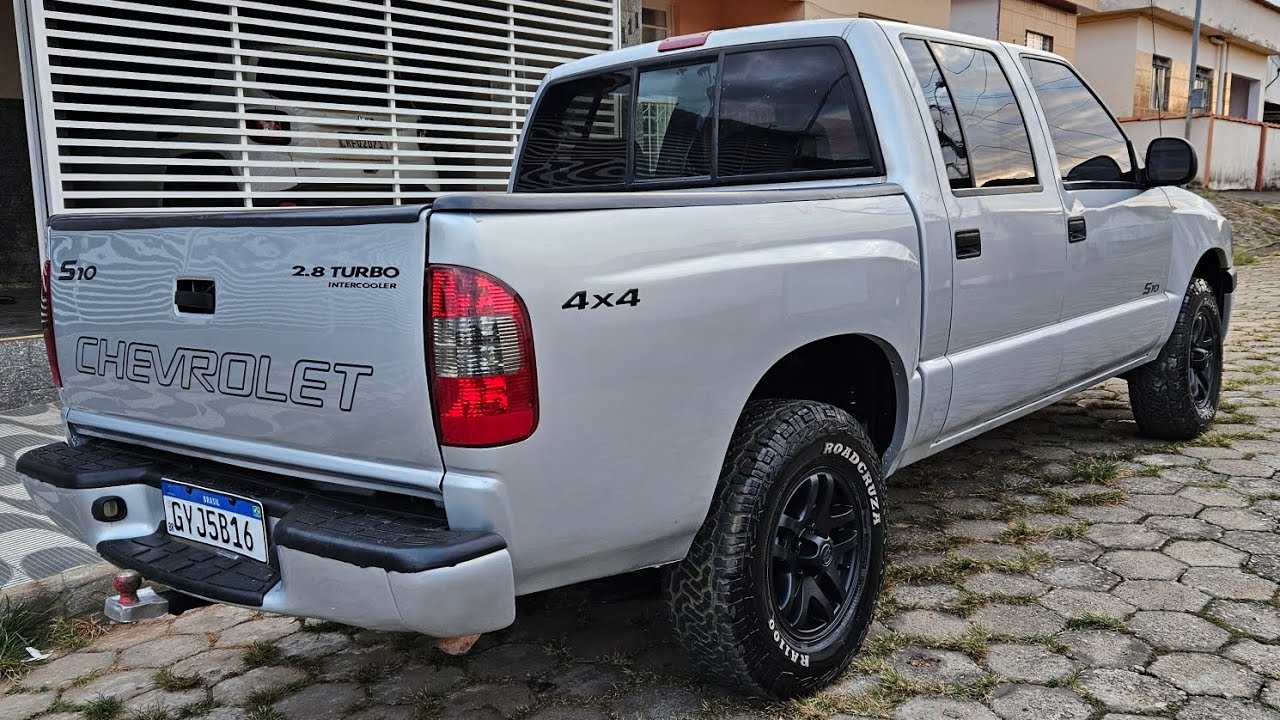 AVALIAÇÃO COMPLETA S10 2.8 MWM 4X4 ANO 2002 DIESEL CABINE DUPLA COM 6 LUGARES- DISPONÍVEL PRA VENDA