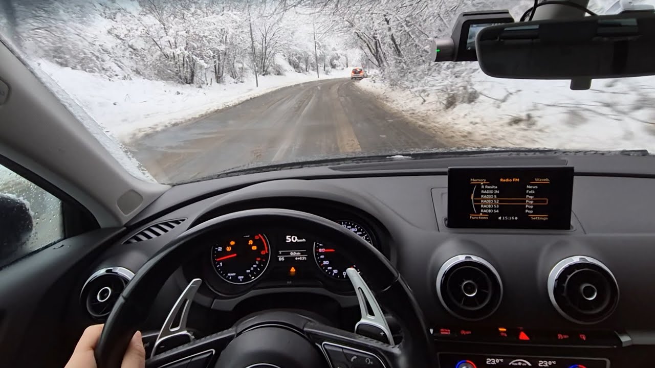 Snowy Belgrade Driving POV