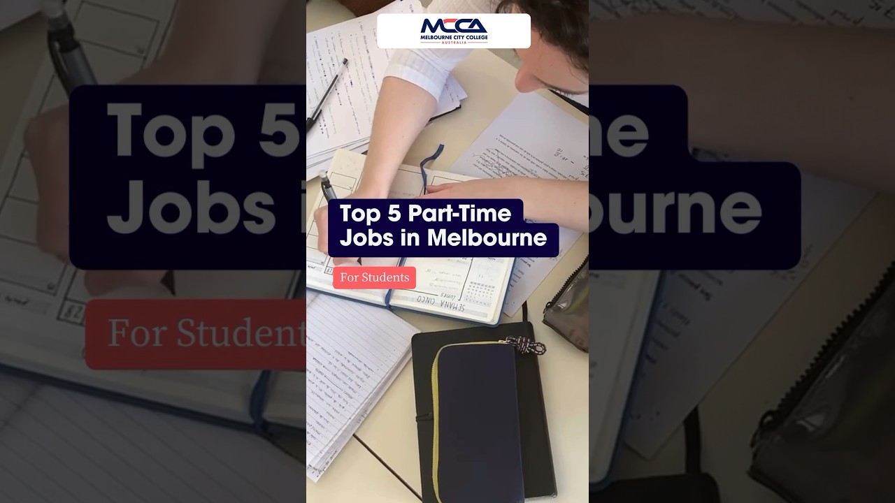Top 5 part-time jobs to apply for while studying in Melbourne. #studymelbourne #studyaustralia