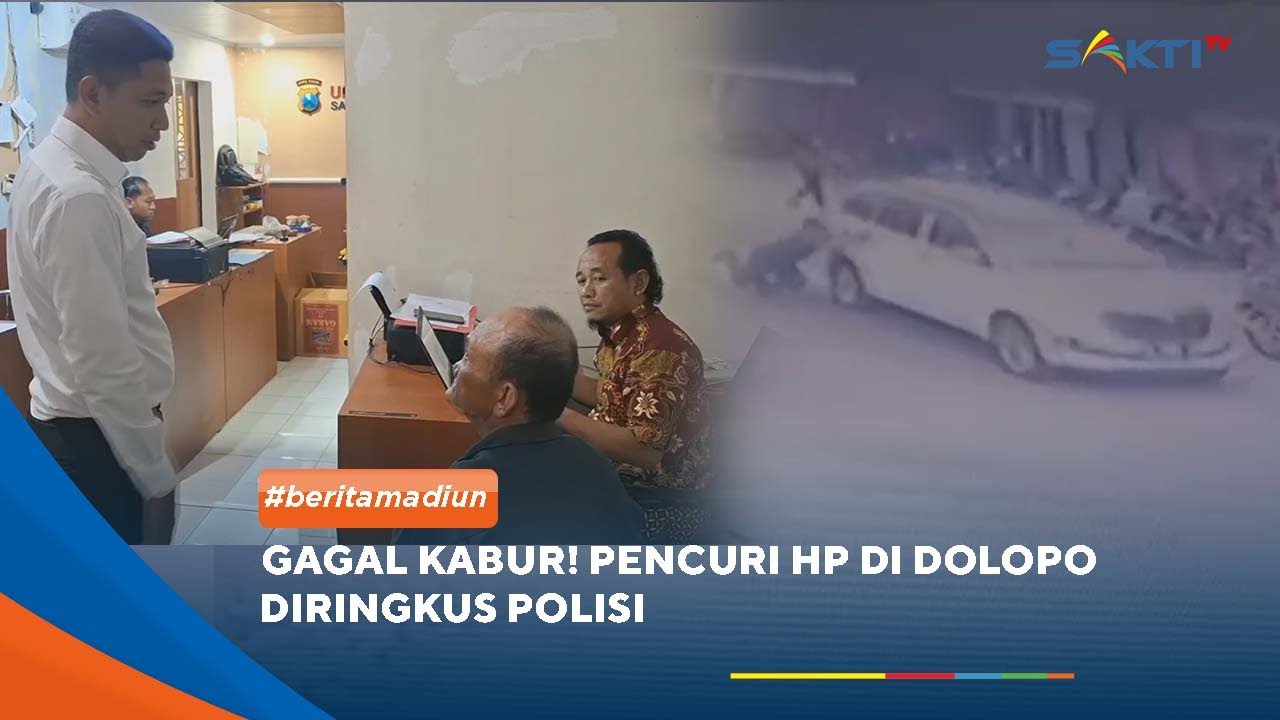 MADIUN - Aksi Kejar-kejaran di Jalan Raya, Aksi Pencurian HP di Dolopo Digagalkan