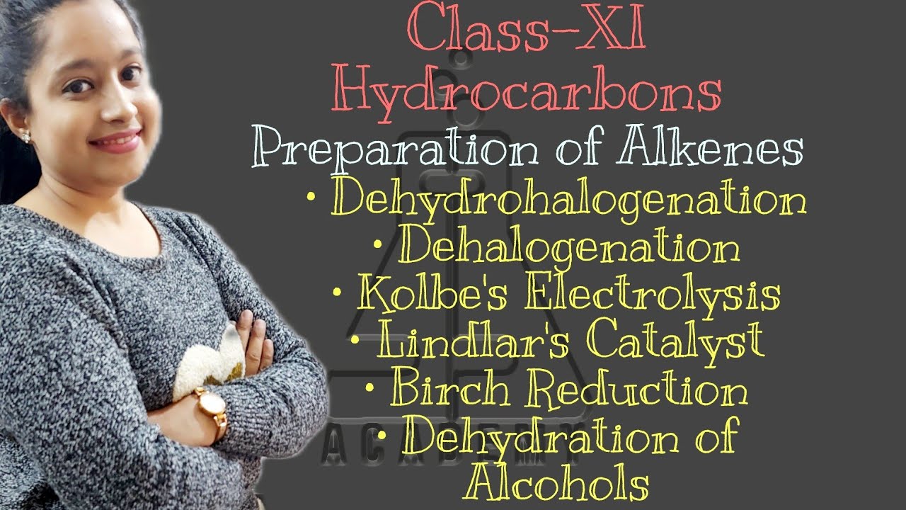 Class-XI Hydrocarbons| Preparation of Alkenes|