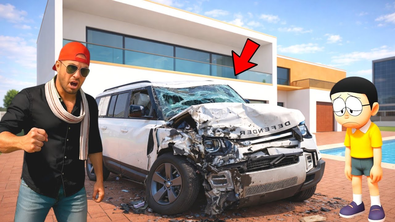 Nobita ne defender ka Accident kar diya 😭💥 Indian Theft Auto Simulator 🔥🤩 Aryan Gamerz 