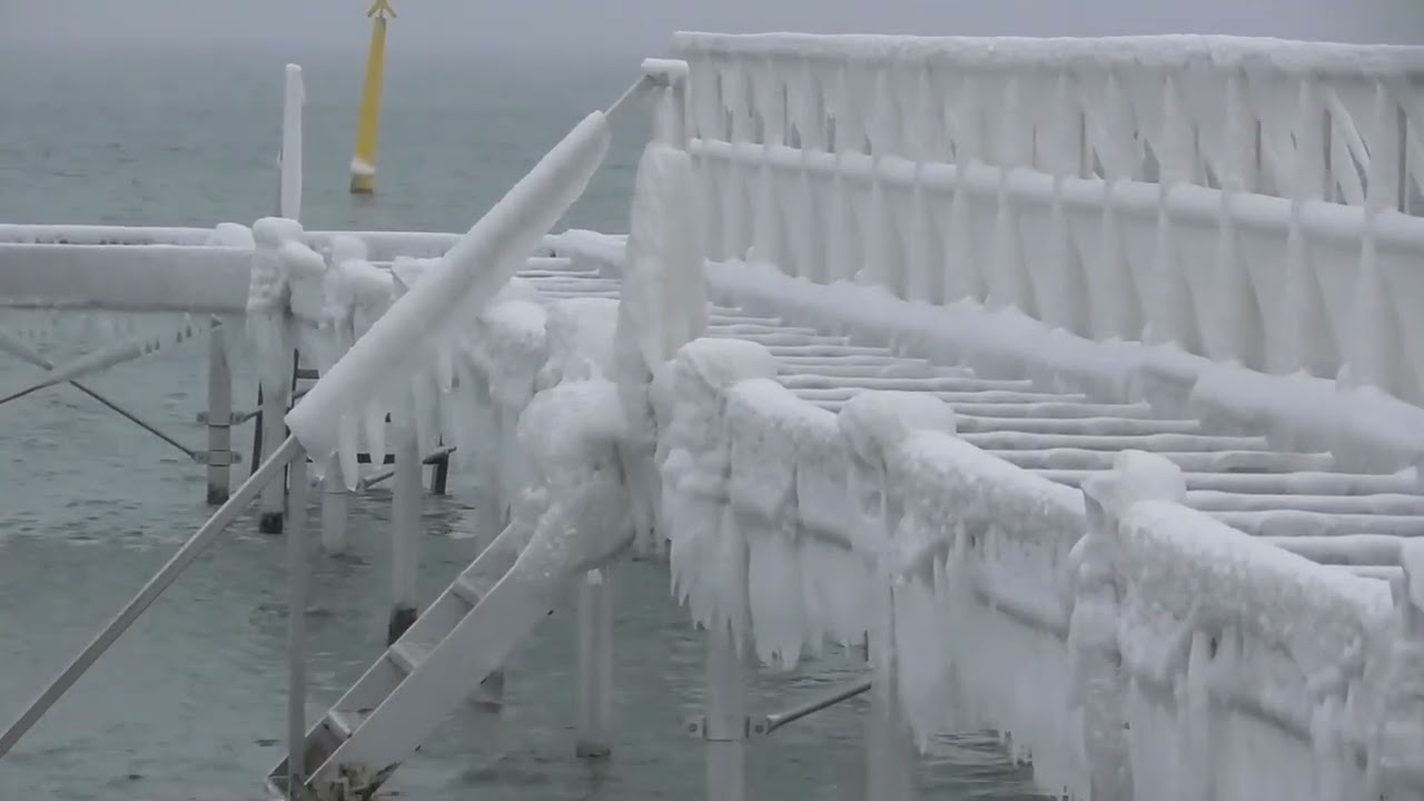 Vinter ved Strandpromenaden i Sønderborg 2026￼
