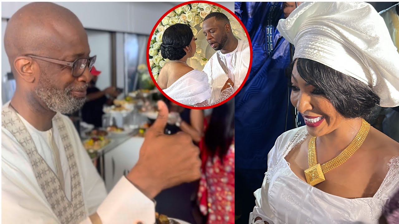 Viviane et Bouba Ndour a la réception de Zeyna
