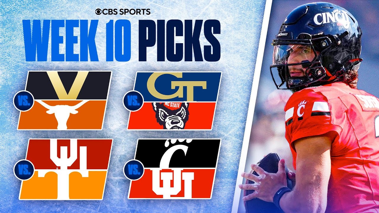 Picks for EVERY Top 25 game in College Football [Full Week 10 Predictions]
