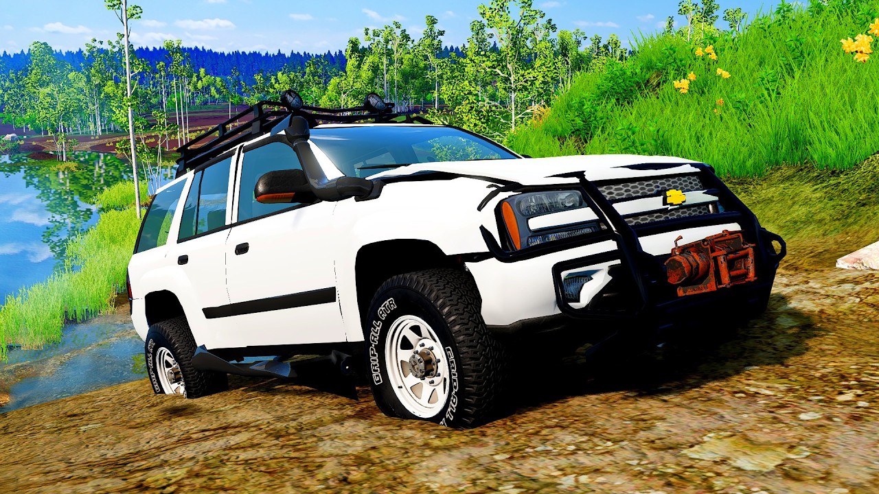 WE BROKE Chevrolet TrailBlazer ss! BeamNG Drive
